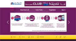 Desktop Screenshot of carrefourmyclub.com